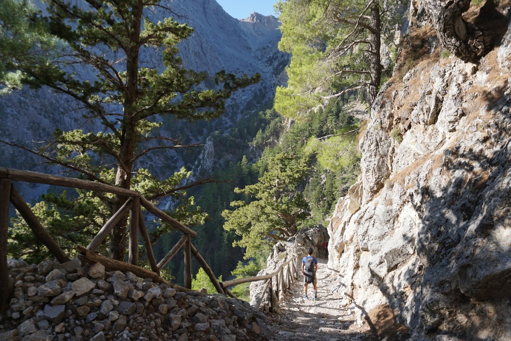 Garganta de Samaria, Creta. Grecia.