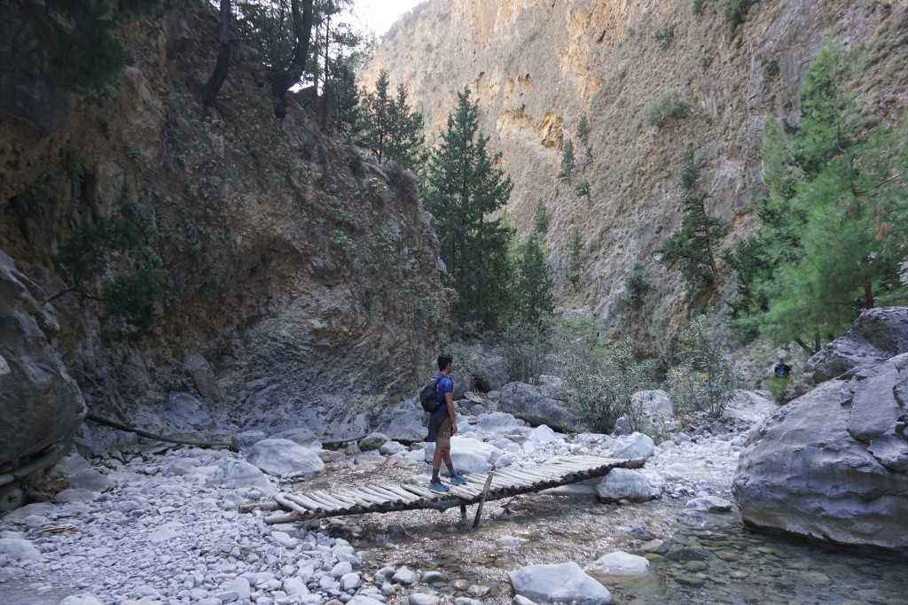 Garganta de Samaria, Creta. Grecia.