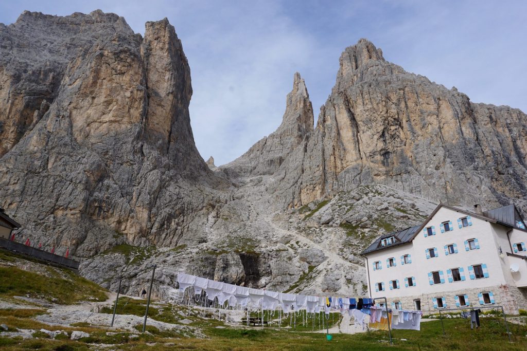 Refugio Vajolet en las Vajolet Towers