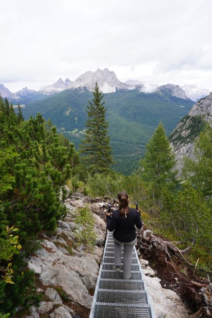 Trekking Lago di Sorapis, Dolomites
