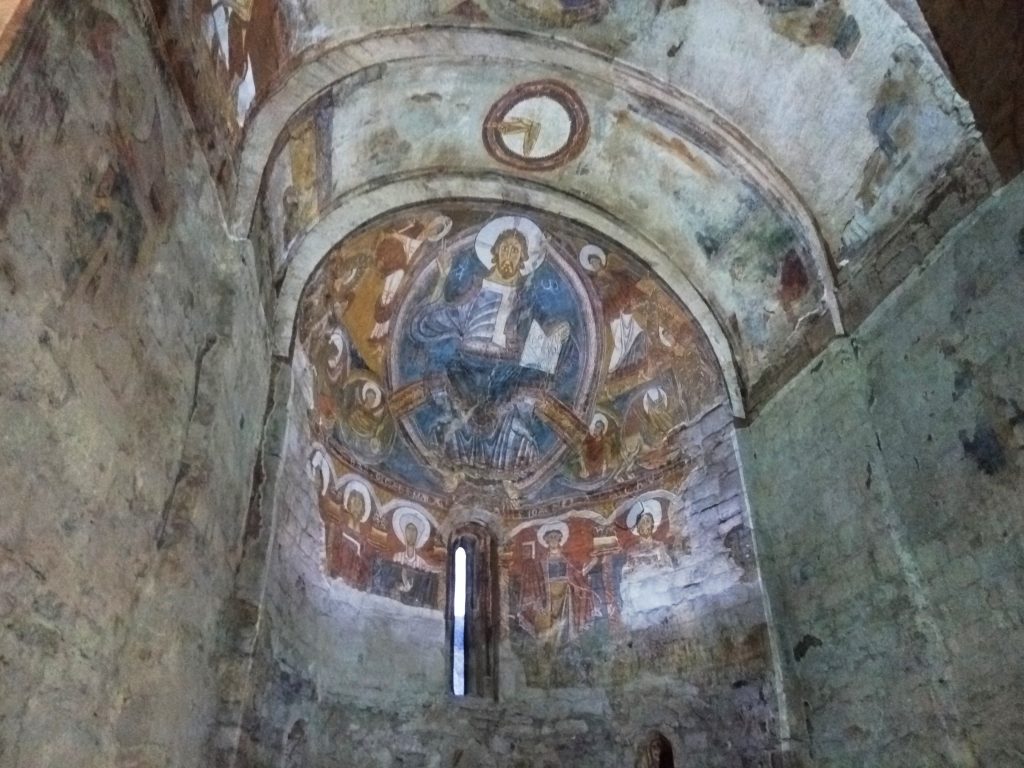 Fresco en Sant Climent de Taüll, Vall de Boí