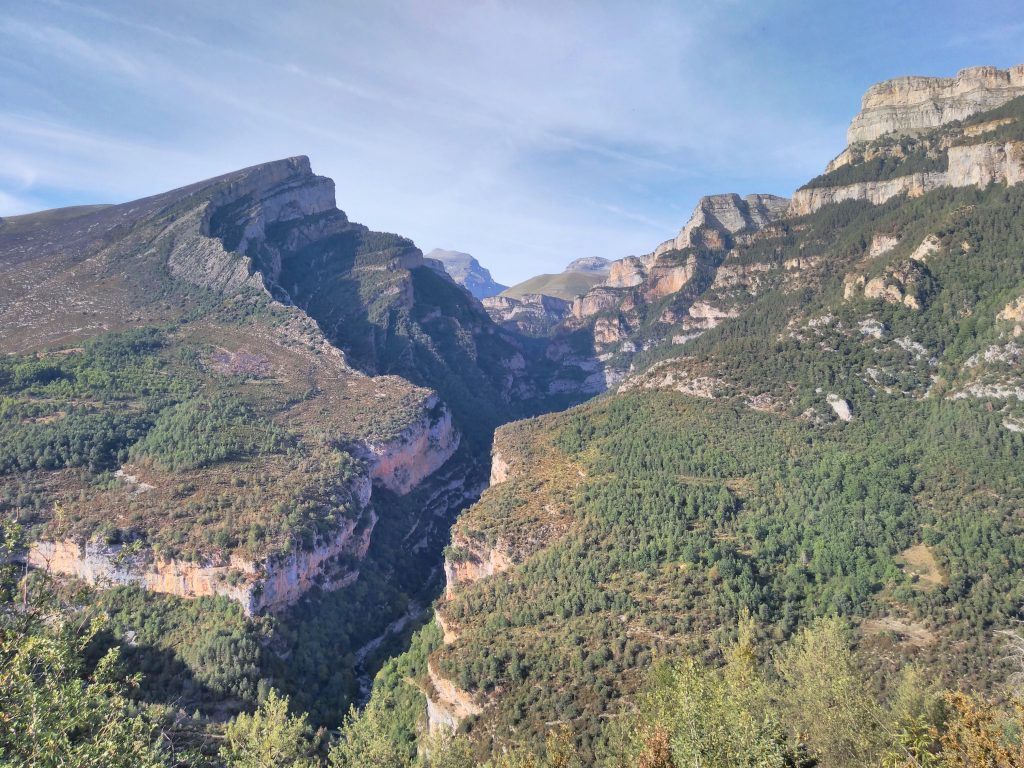 Parque Nacional de Ordesa y Monte Perdido, Cañón de Añisclo al atardecer