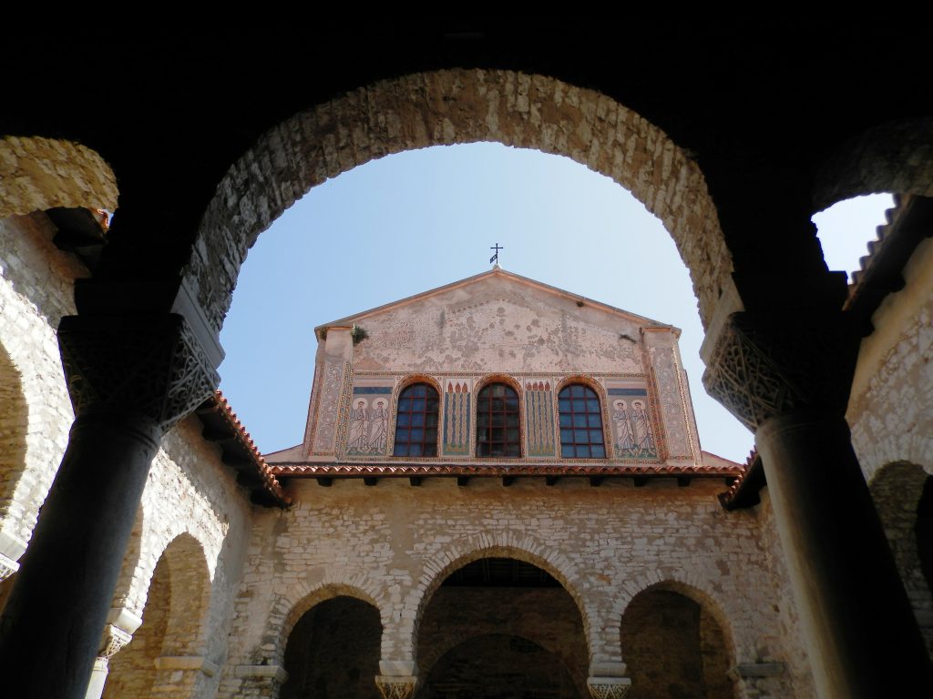 Basílica Eufrasiana en Poreč. Península de Istria, Croacia.