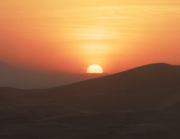 Marruecos atardecer en el desierto