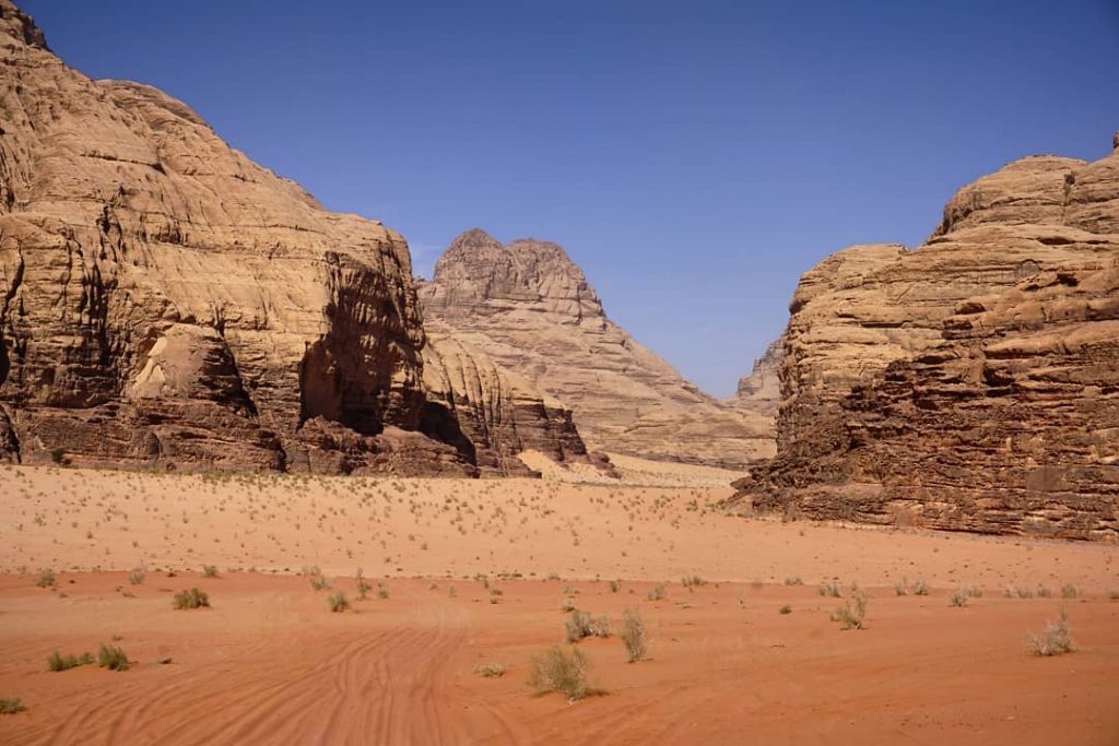 Cañon Barrah, desierto de Wadi Rum
